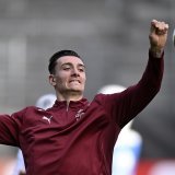 Cédrix Zesiger: une carrière relancée avec son prêt à Augsbourg. KEYSTONE/WALTER BIERI